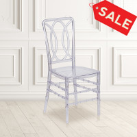 Flash Furniture BH-H007-CRYSTAL-GG Flash Elegance Crystal Ice Stacking Chair 